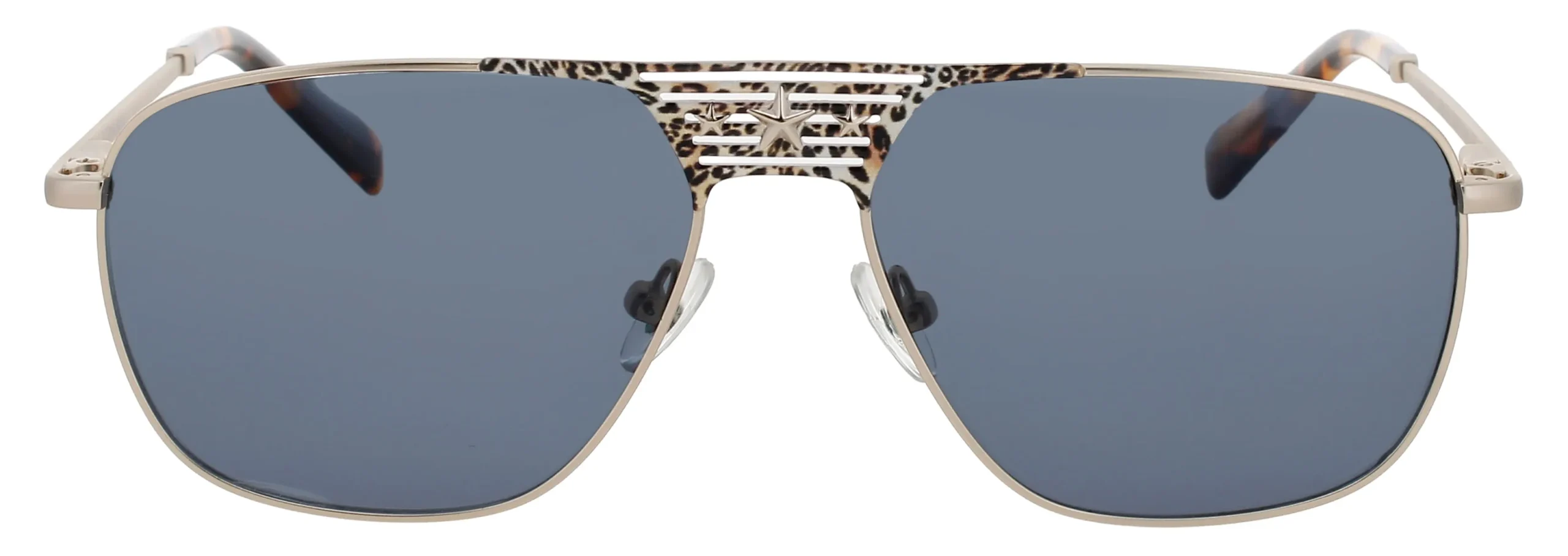 Elton John CONCORDE GDRAN Sunglasses Gold Leopard 56mm Women 2