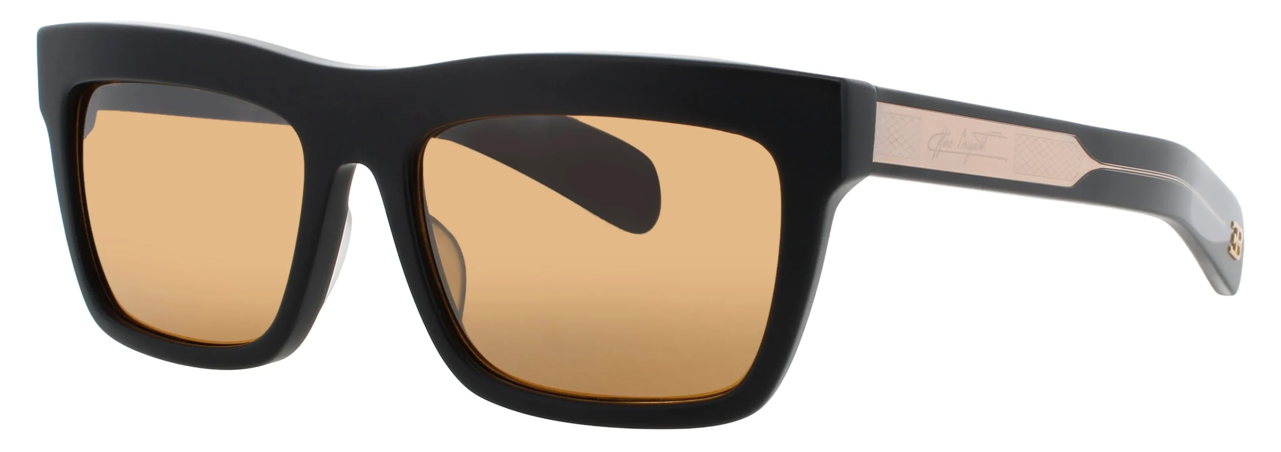 Bugatti 44 MBK Sunglasses Matte Black 66mm Men