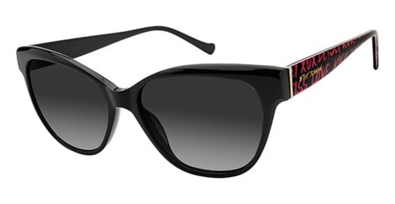 Betsey Johnson ANGEL BLK Sunglasses Multicolor 140mm Women