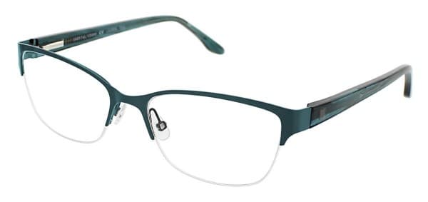 BCBGMAXAZRIA Lauren Eyeglasses Teal 52mm Women