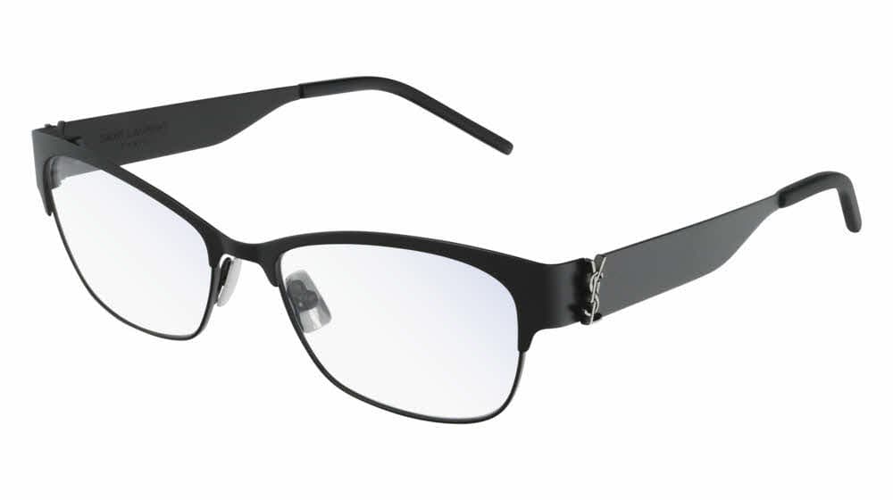Saint Laurent SLM44 002 SL M44 Eyeglasses Black 54mm Women