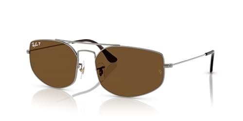 Ray-Ban RB3845 EXPLORER 5 004/57 RB3845 Sunglasses Gray 140mm Women