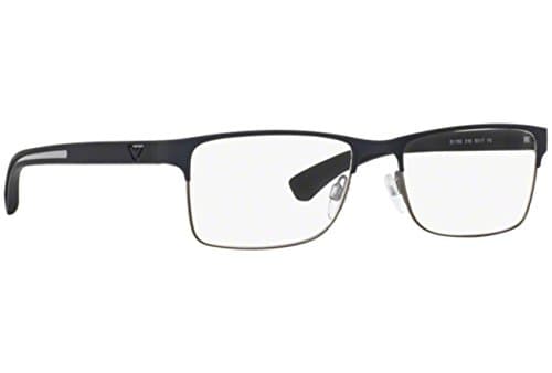Emporio Armani EA1052 3155 Eyeglasses Blue Gunmetal 55mm Men