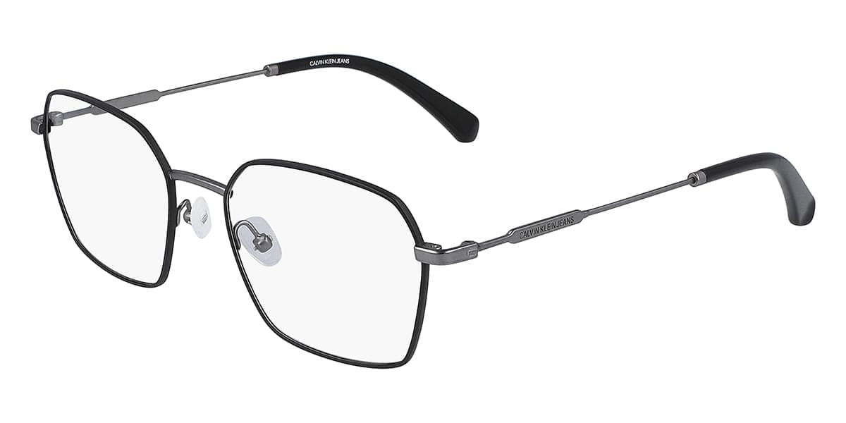 Calvin Klein CKJ20102 001 Eyeglasses Satin Black 53mm Men