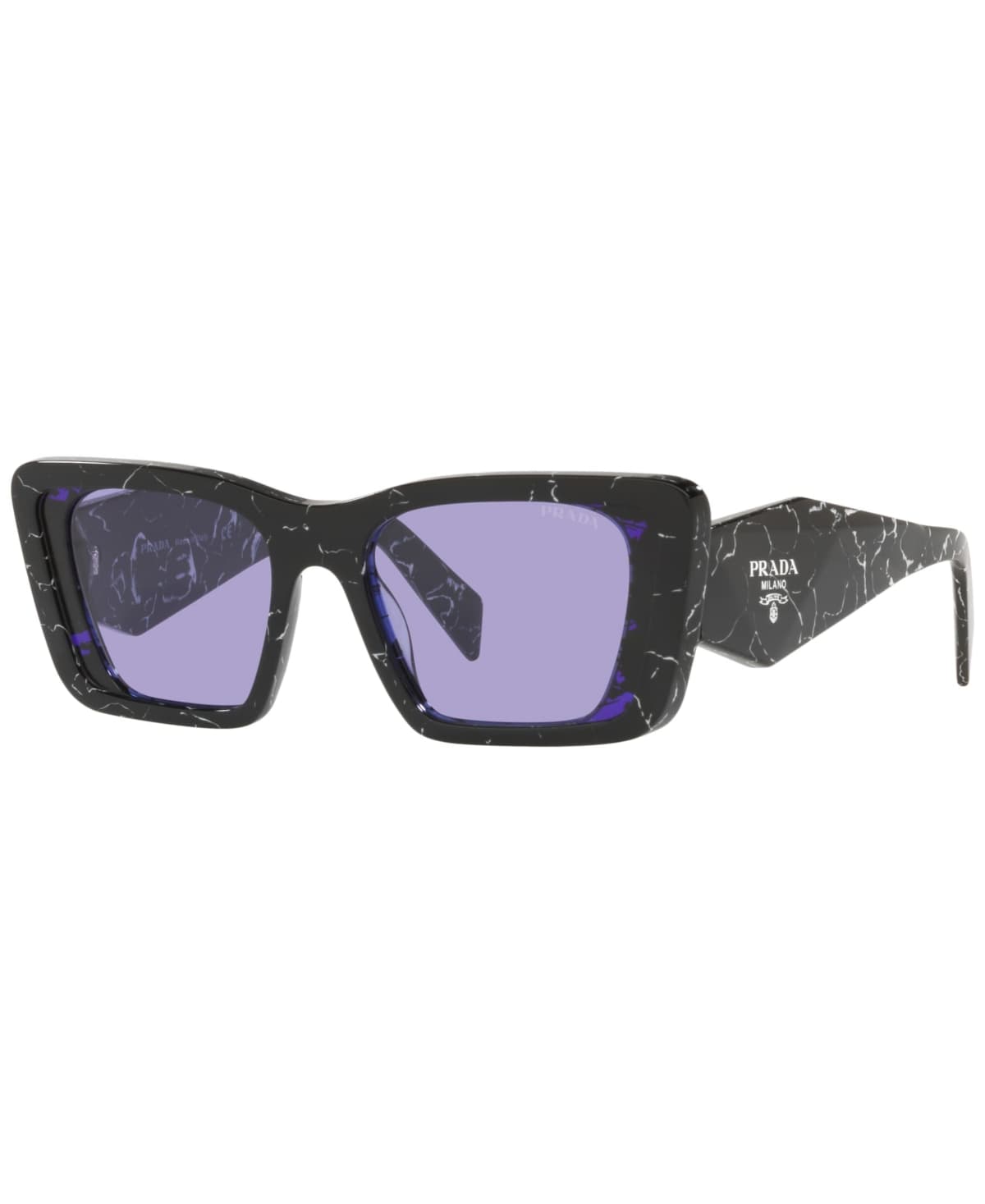 Prada SPR08Y 03V-01O PR 08YS Sunglasses Multicolor 145mm Women