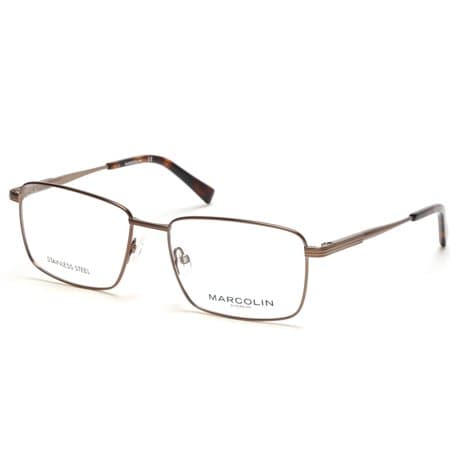 Marcolin MA3028 049 Eyeglasses Brown 56mm Men
