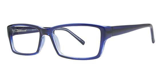 Modern NAVY/CRYSTAL Eyeglasses Blue 54mm Unisex