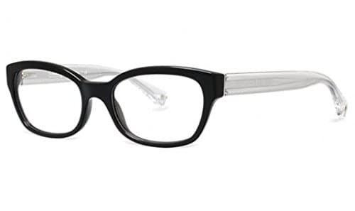 Coach HC 6042 Hadley 5002 Black Eyeglasses Multicolor 48mm Women