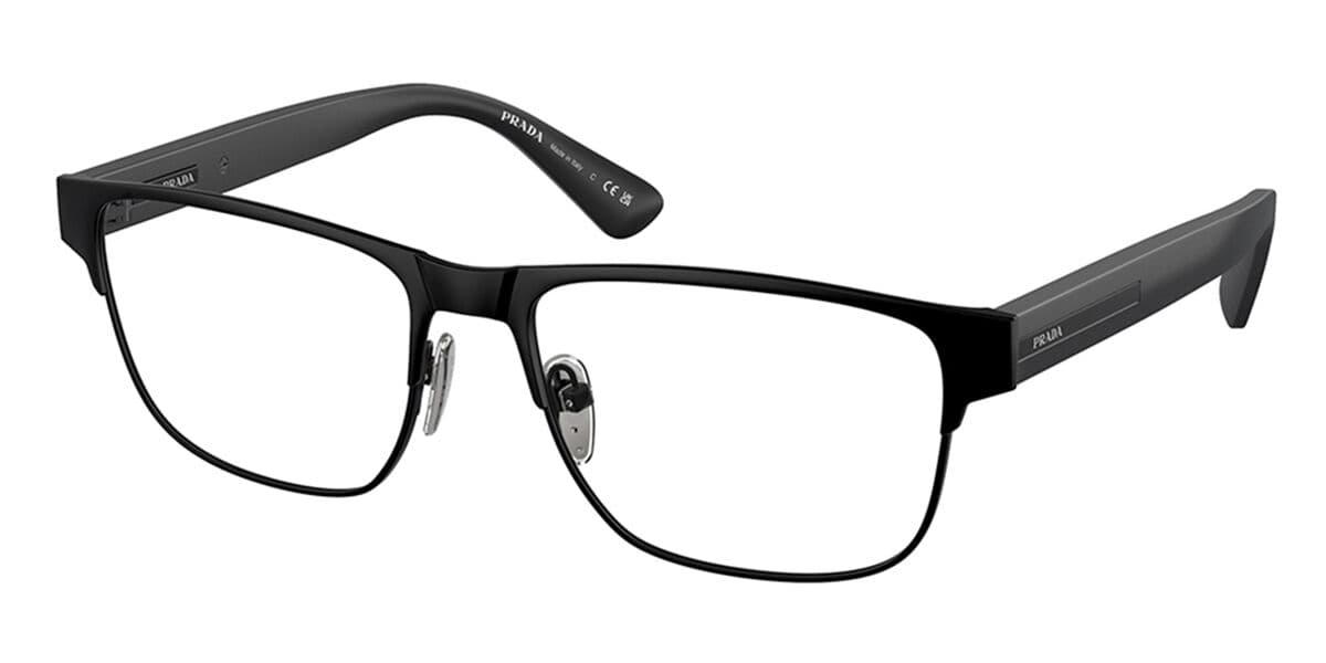 Prada VPR57Z 1BO-1O1 PR 57ZV Eyeglasses Black 56mm Unisex