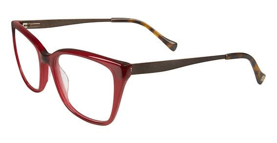 Lucky Brand D208 53BUR Eyeglasses Burgundy 53mm Women