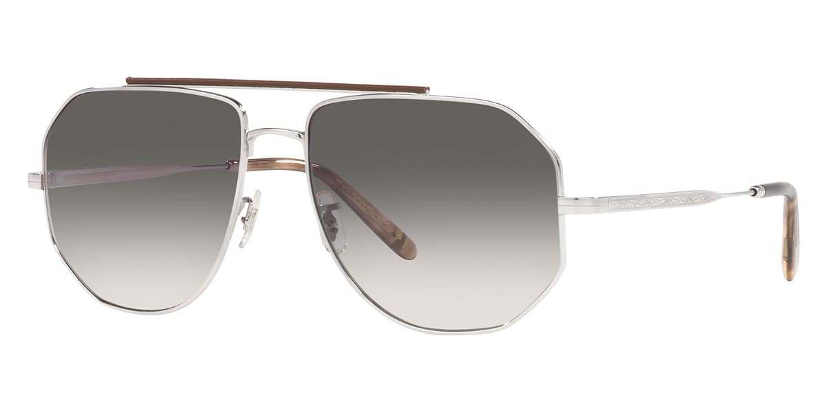 Oliver Peoples MORALDO OV1317ST 503611 Sunglasses Silver 59mm Men