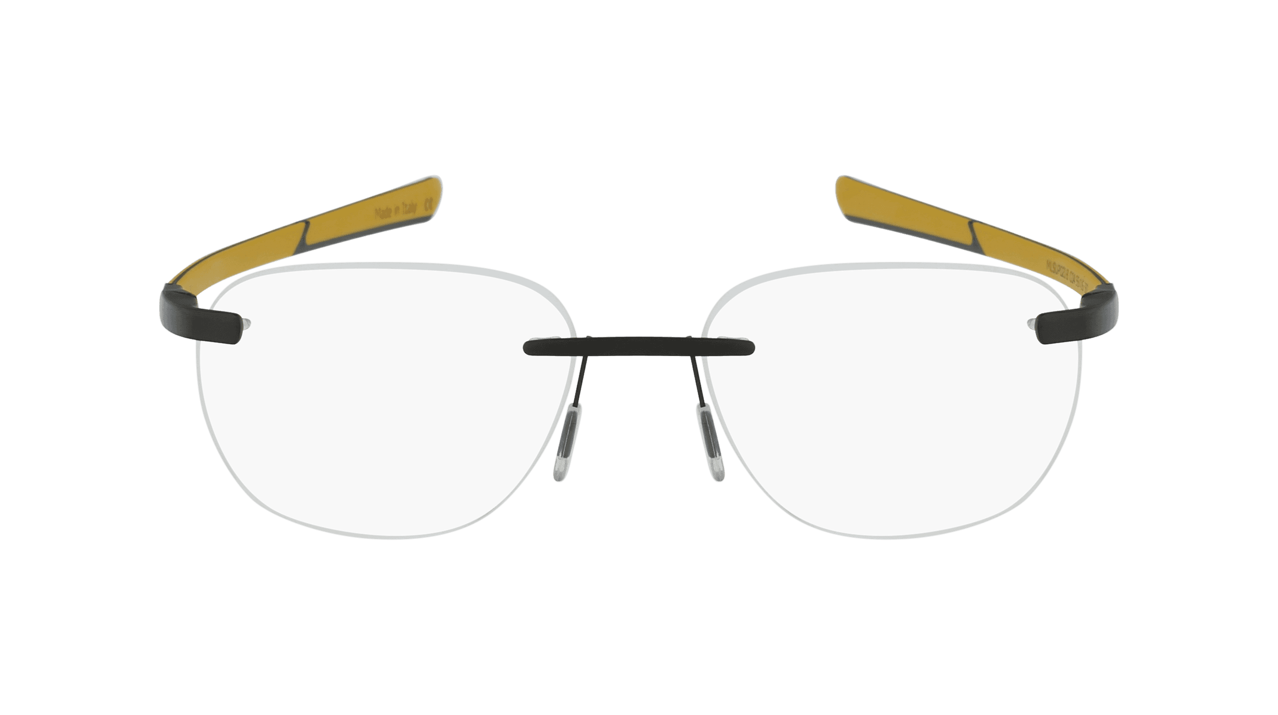 McLaren MLSUPO21 C04 Eyeglasses Matte Black/yellow 55mm Men 2