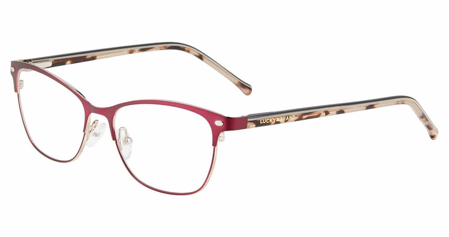 Lucky Brand D120 530BUR Eyeglasses Burgundy 53mm Women