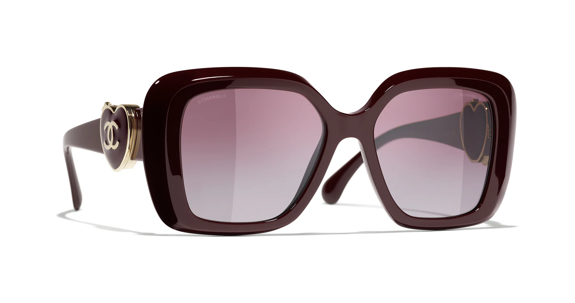 Chanel 5518A c.1461/S1 Sunglasses Red 54mm Women