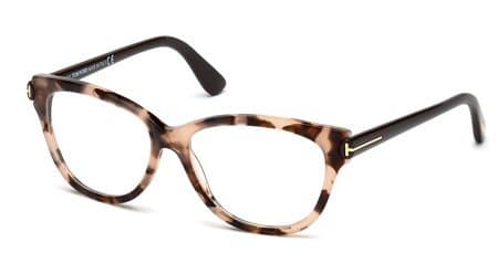 Tom Ford FT 5287/V 074 Eyeglasses Pink/brown Havana 55mm Unisex