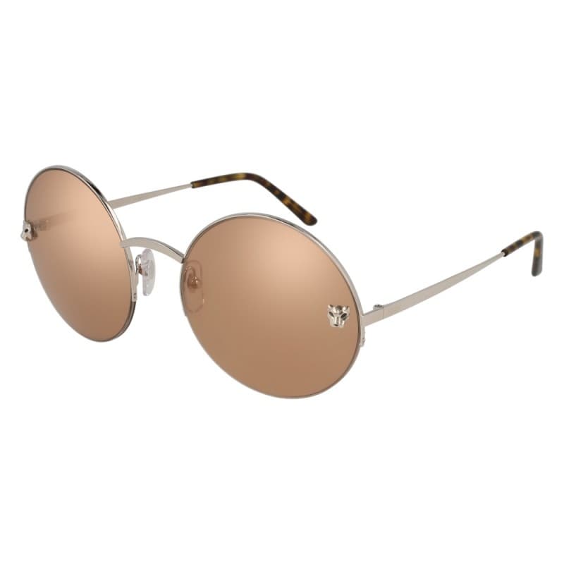 Cartier CT0022S 003 Sunglasses Silver 58mm Women