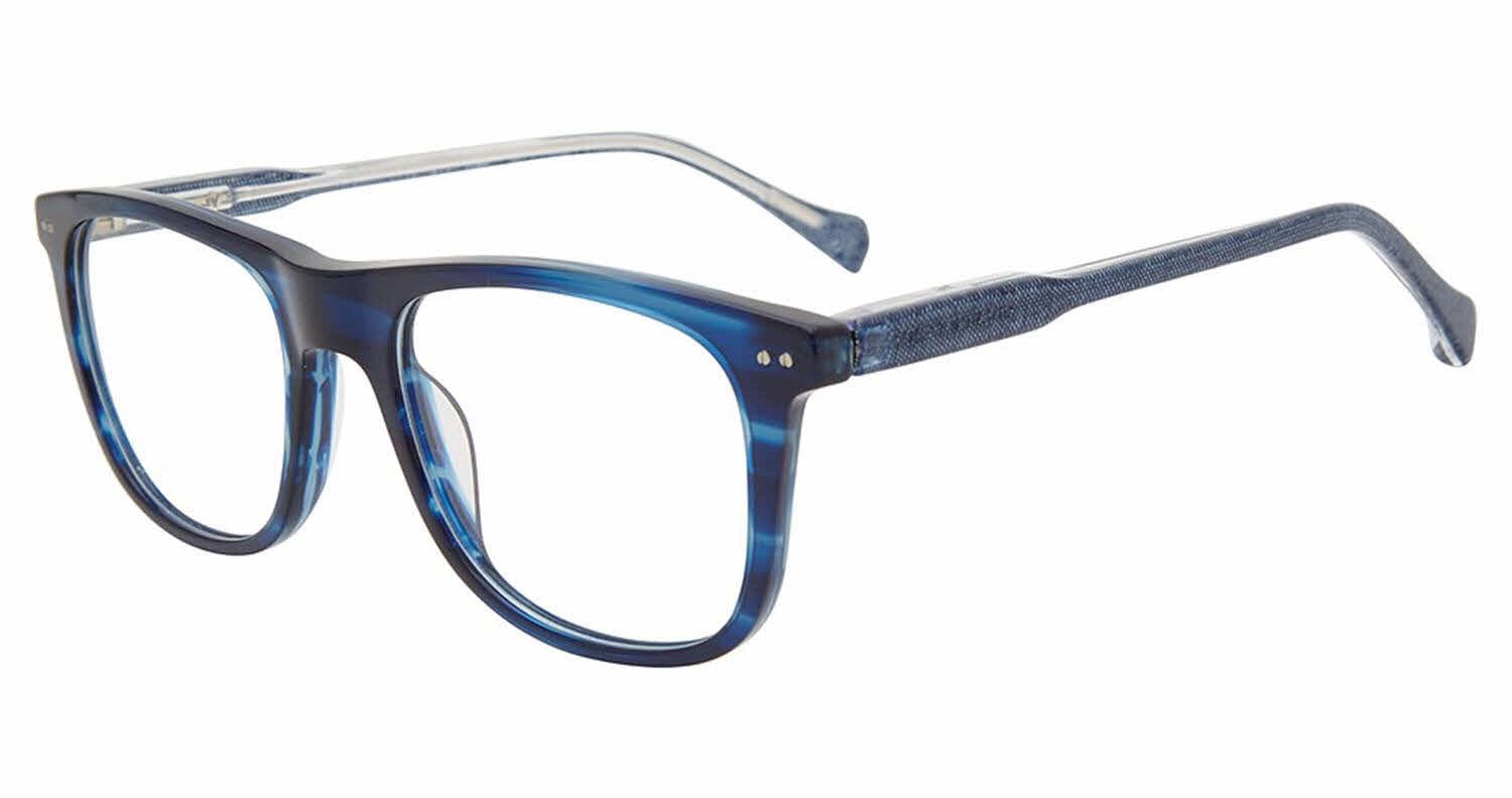 Lucky Brand VLBD421 Eyeglasses Blue 51mm Men