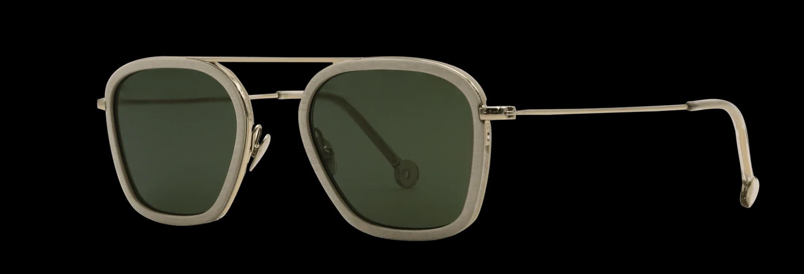 Nathalie Blanc Hector C612 Sunglasses Gold Birch 53mm Men