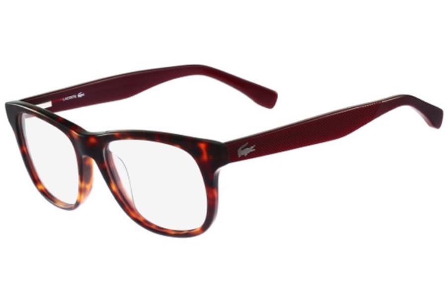 Lacoste L2749 214 Eyeglasses Red Havana 52mm Men