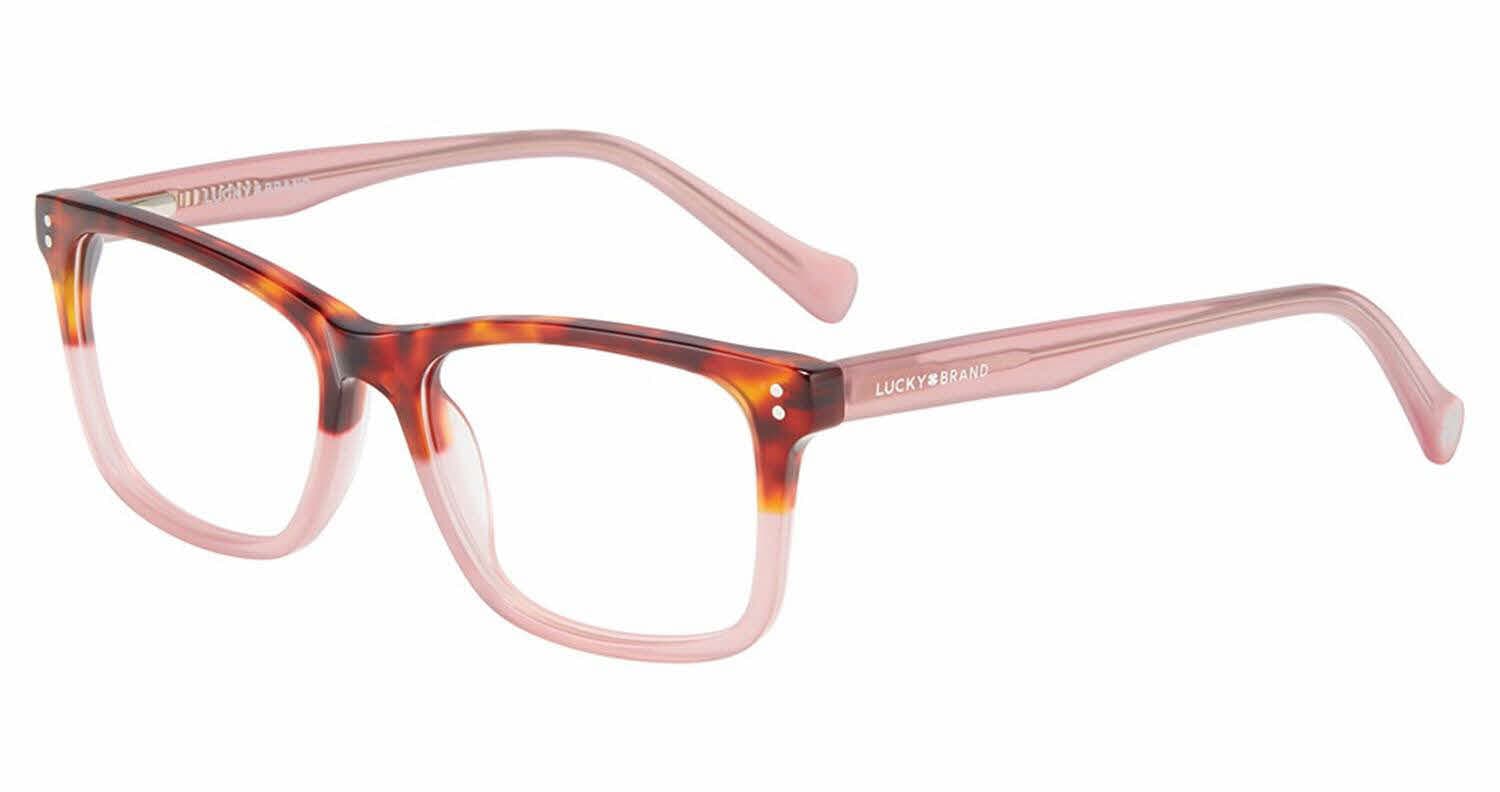 Lucky Brand D724 Eyeglasses Pink Tortoise 48mm Kids