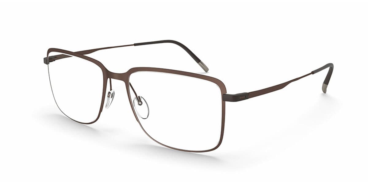Silhouette 5534 6140 Eyeglasses Matte Brown 54mm Unisex