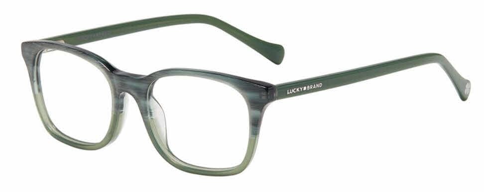 Lucky Brand D818 Eyeglasses Green Horn 47mm Kids