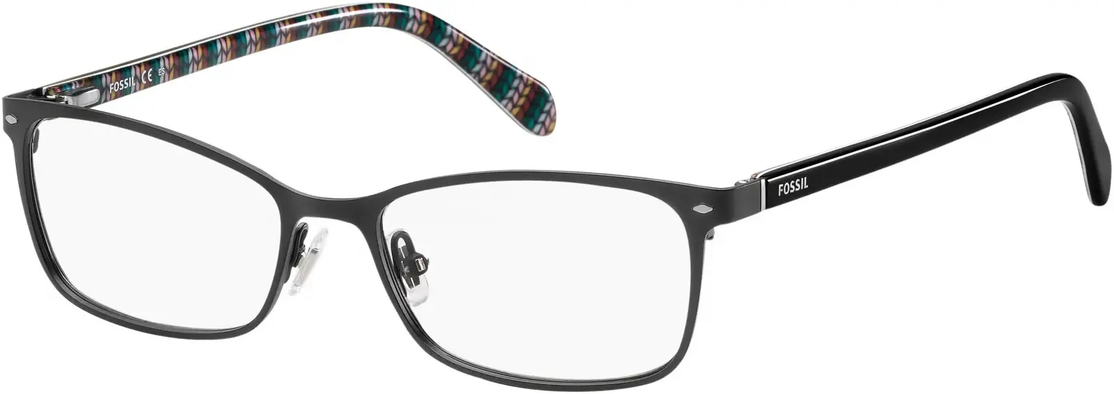 Fossil 7038 003 Eyeglasses Black 50mm Women