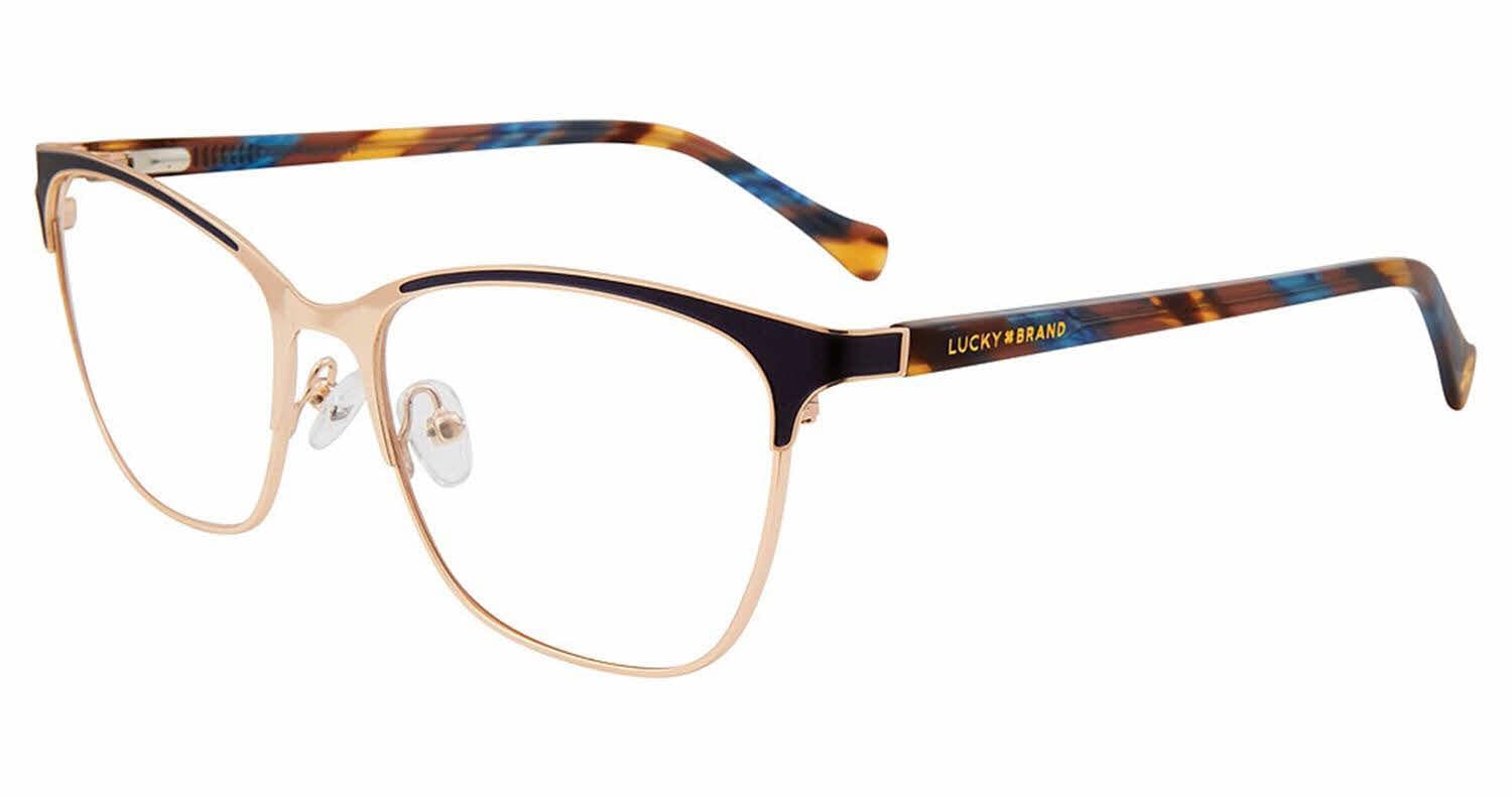 Lucky Brand D114 530BLE Eyeglasses Blue 53mm Women
