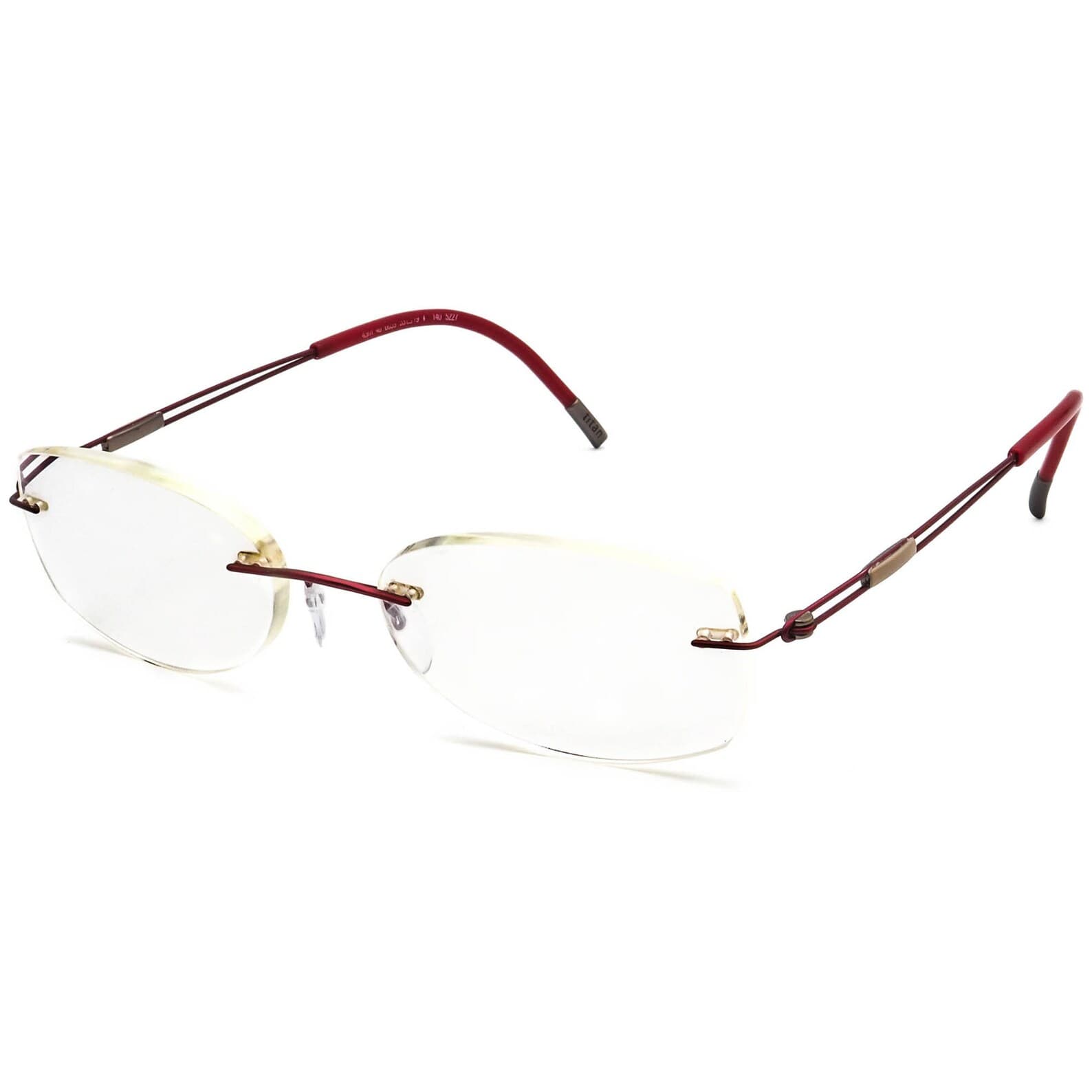 Silhouette 4301 40 6059 Eyeglasses Red 53mm Women 5