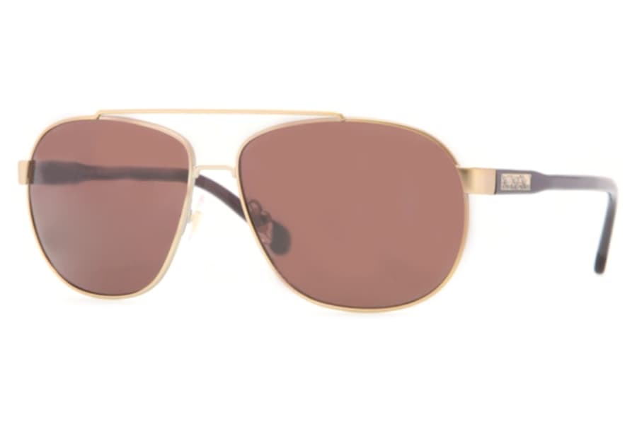 Brooks Brothers BB4027 165473 Sunglasses Matte Gold 58mm Men