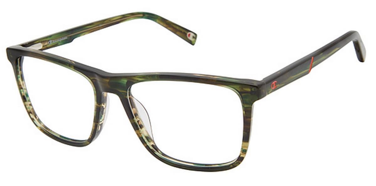 Champion CUSNAG C03 Eyeglasses Olive Horn 52mm Men