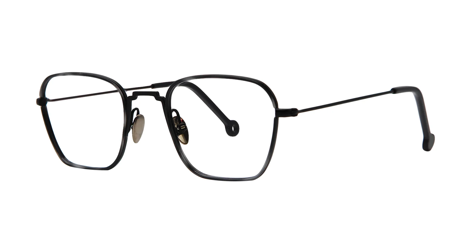 Nathalie Blanc Come C355 Eyeglasses Black Grey 47mm Women