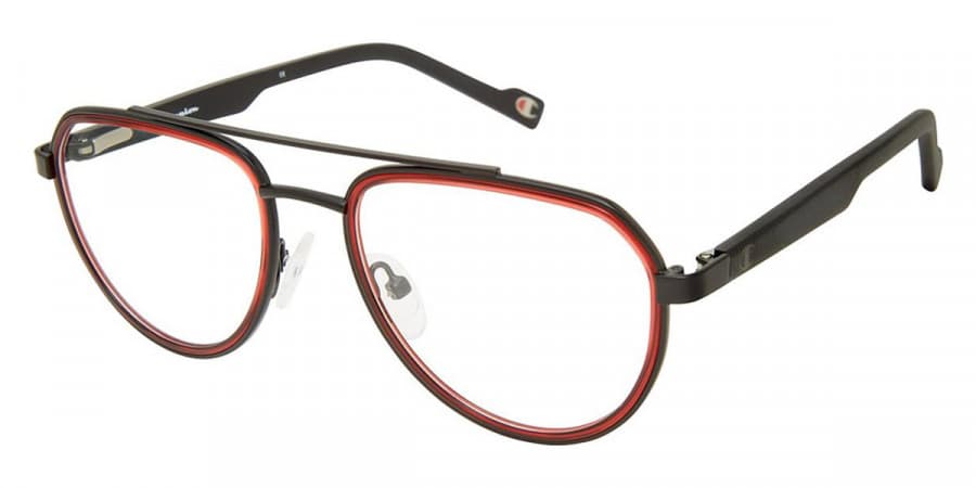 Champion NAB C02 Eyeglasses Red Crystal Black 50mm Kids