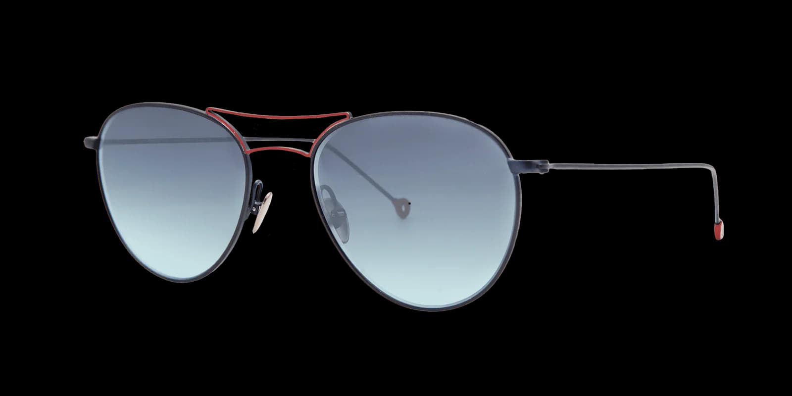 Nathalie Blanc Emma C277 Sunglasses Blue Red 53mm Women