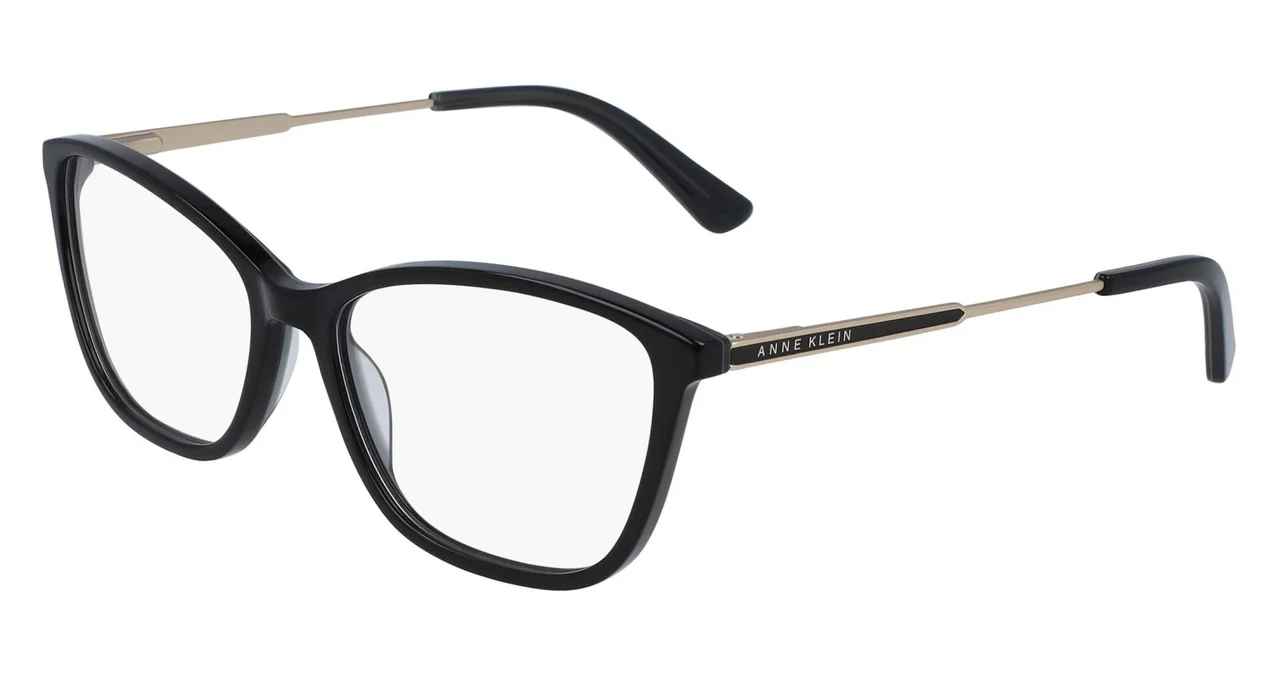 Anne Klein AK5080 001 Eyeglasses Black Gold 56mm Women