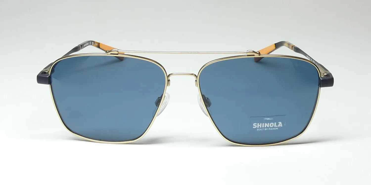 Flexon Shinola 2100s 718 Sunglasses Satin Gold 59mm 3