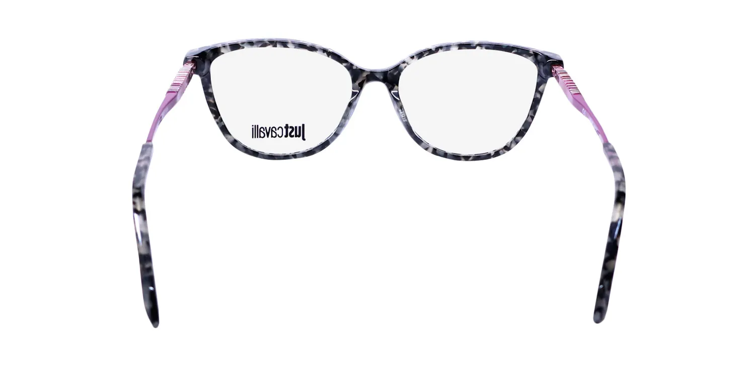 Just Cavalli Vjc008 09sx Eyeglasses Transparent Grey Havana 54mm 5