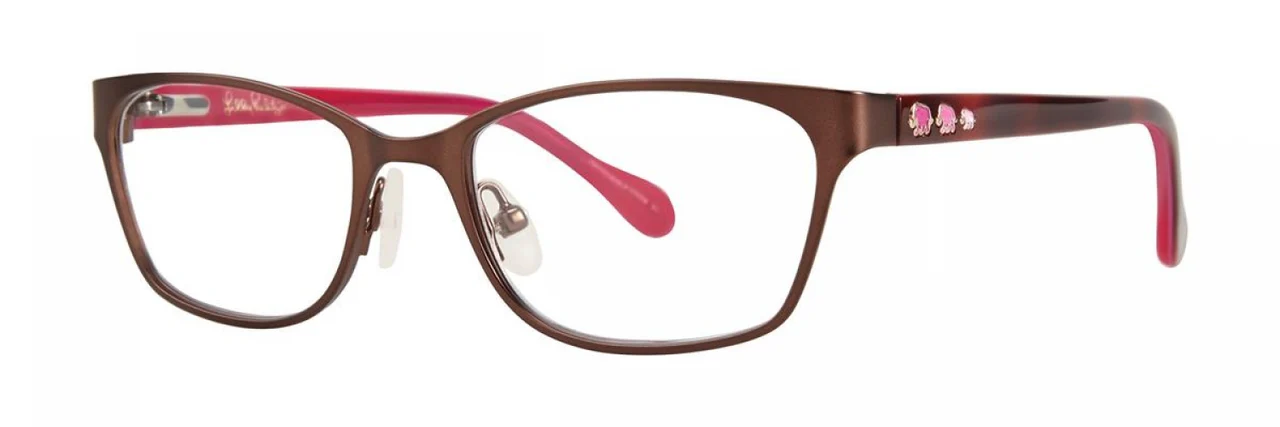 Lilly Pulitzer Amalie Eyeglasses Brown 47mm Kids