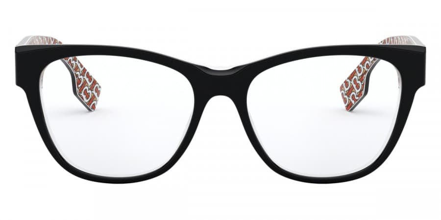 Burberry BE2301 3822 Eyeglasses Shiny Black 53mm Women 2