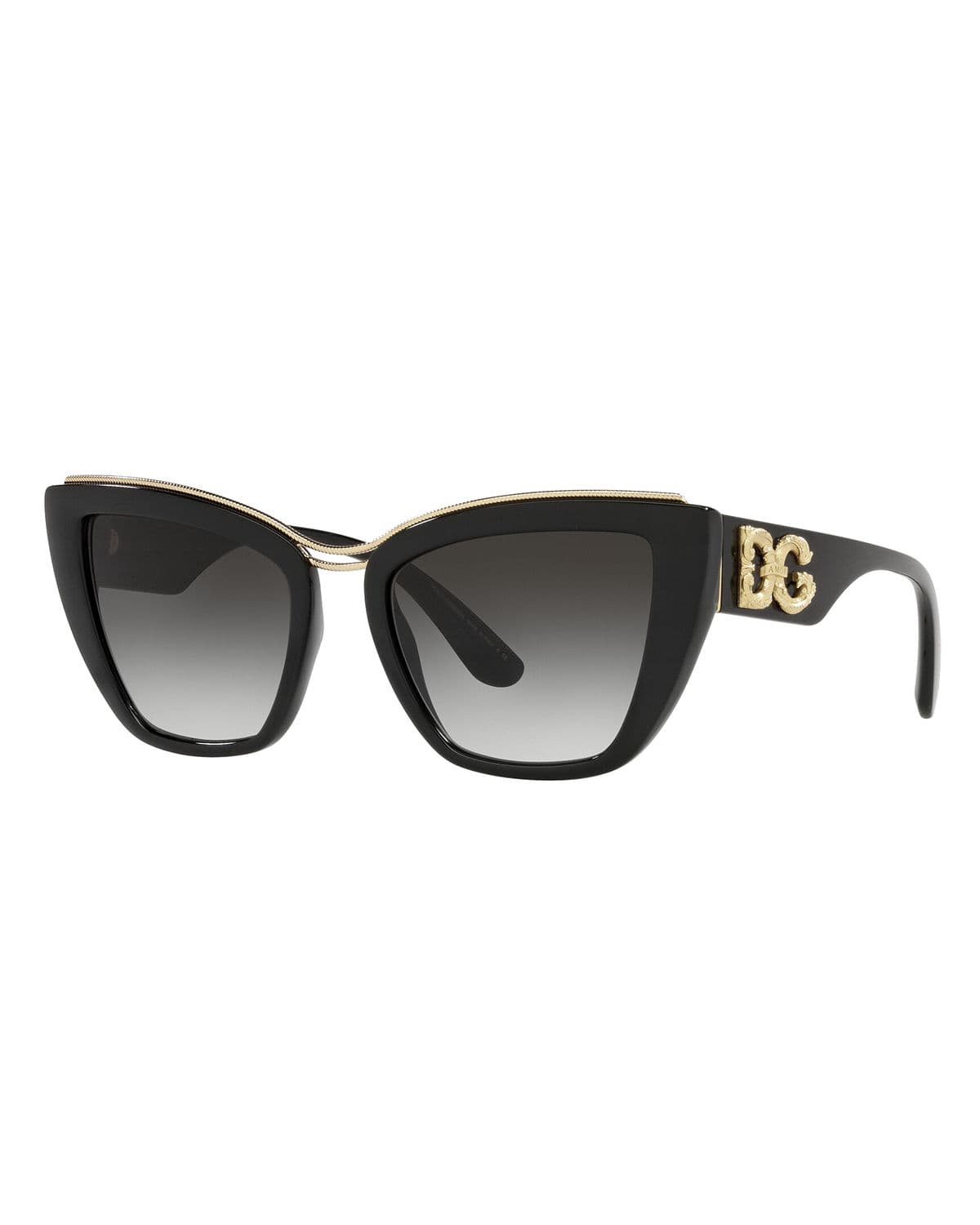 Dolce &amp; Gabbana DG6144 5018G Sunglasses Black 54mm Unisex