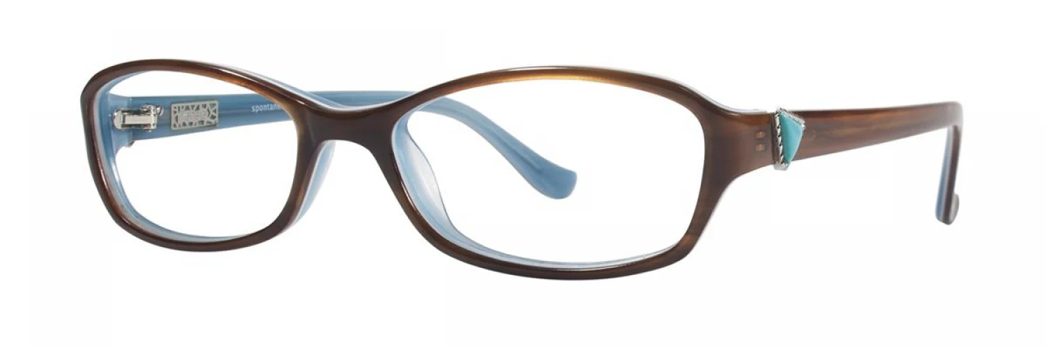 Kensie Spontaneous Eyeglasses Teal 50mm Women
