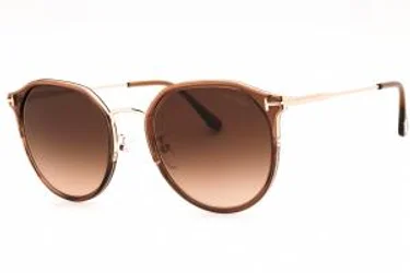 Tom Ford FT0897-K 45F Sunglasses Shiny Light Brown 55mm