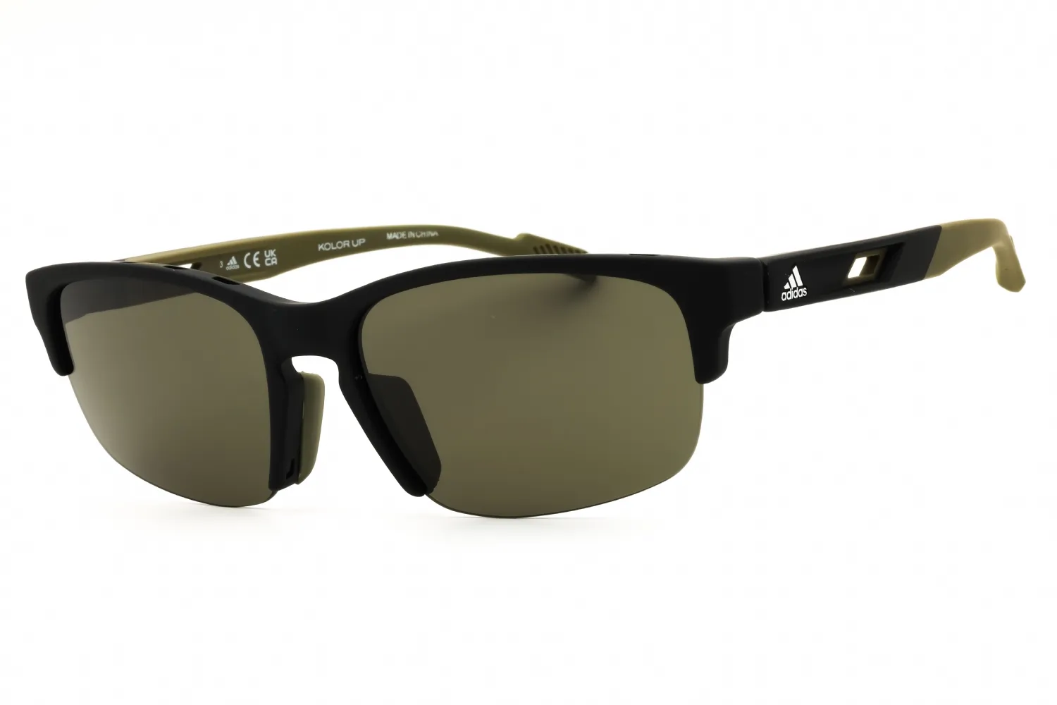 Adidas SP0068 02N Sunglasses Matte Black 57mm Unisex