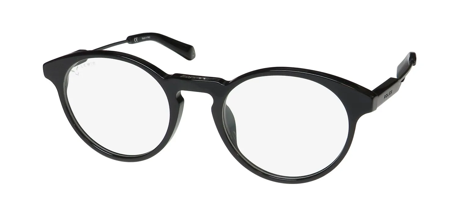 Police Lewis Hamilton 10 Spla31 Blue Light Technology 0700 Eyeglasses Black 50mm