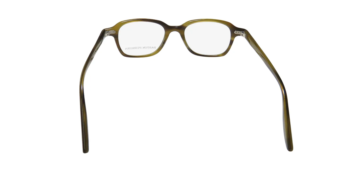 Barton Perreira Carlton sot Eyeglasses Olive 48mm Unisex 5