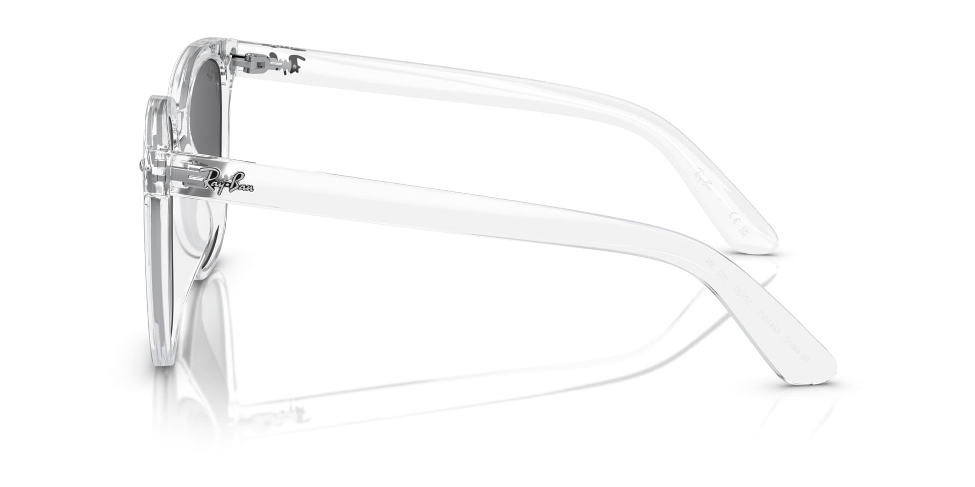 Ray-Ban RB4401D 6447/8G RB4401D Sunglasses Clear 150mm Unisex 3
