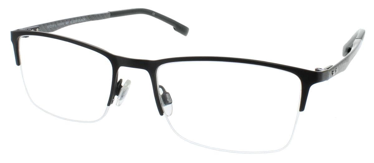 IZOD IZ2099 Eyeglasses Black 55mm Men
