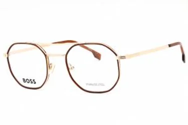 HUGO BOSS BOSS 1632 00NR 00 Eyeglasses Gold Brown Havana 50mm