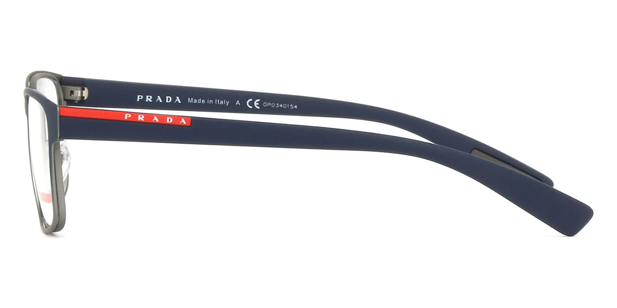 Prada VPS50G U6T1O1 Eyeglasses Blue 55mm Men 3