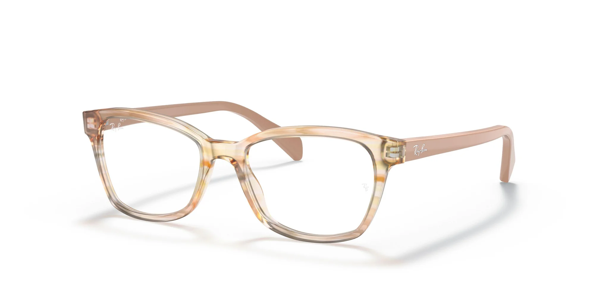 Ray-Ban RB1591 3809 Eyeglasses Pink Striped 48mm Kids
